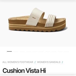 NWOT women’s reef vista hi sandal in vintage size 8